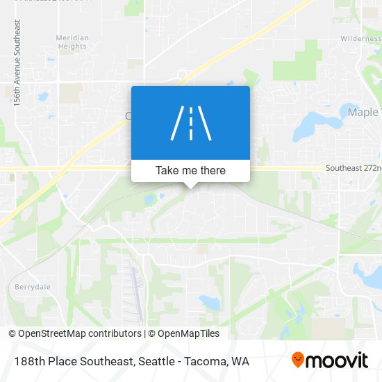 188th Place Southeast map