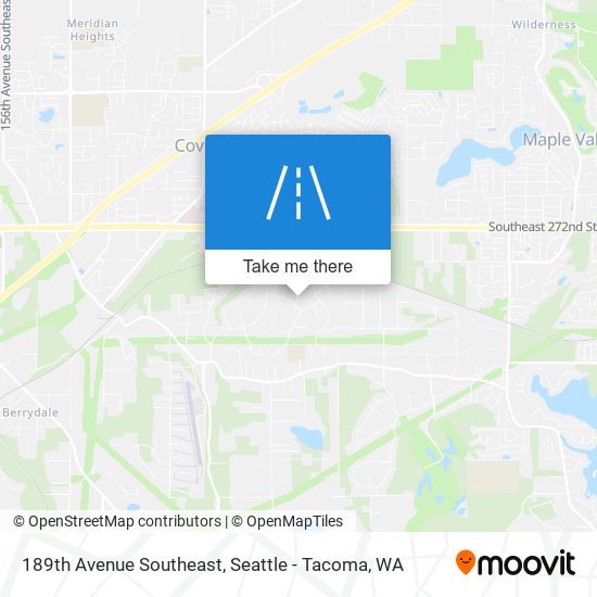 189th Avenue Southeast map