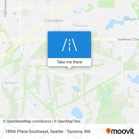189th Place Southeast map