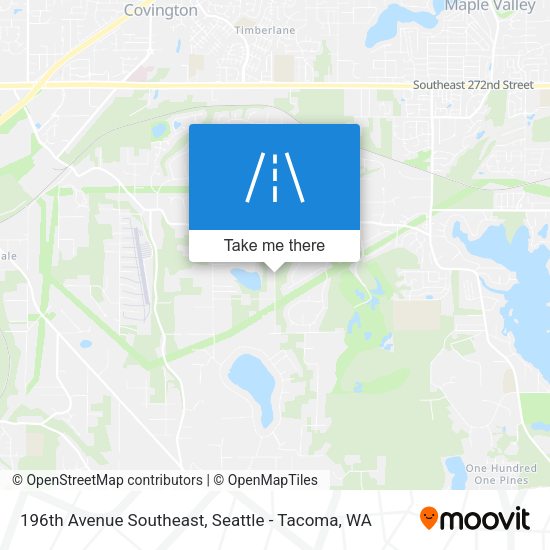 Mapa de 196th Avenue Southeast
