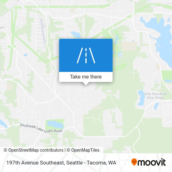 Mapa de 197th Avenue Southeast