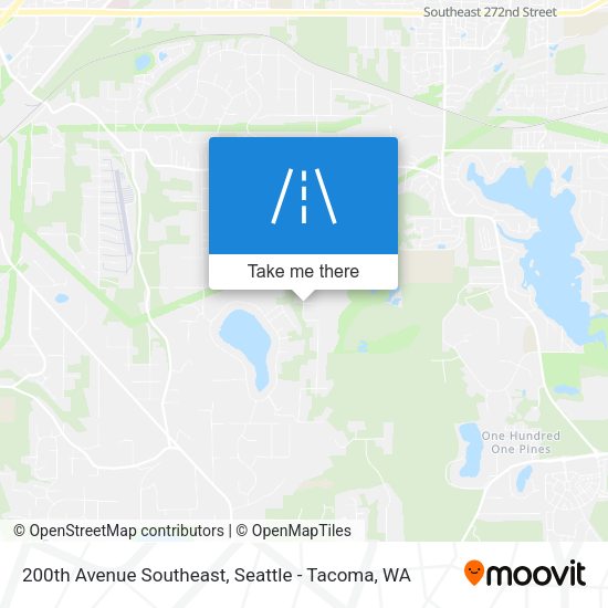 200th Avenue Southeast map