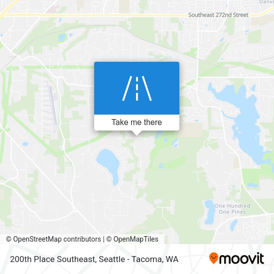 200th Place Southeast map
