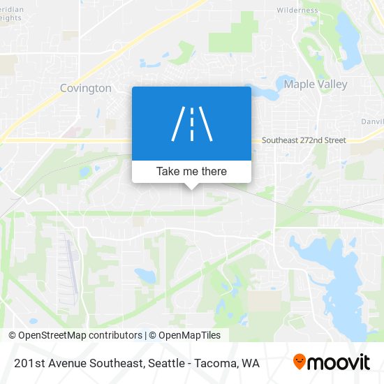 201st Avenue Southeast map
