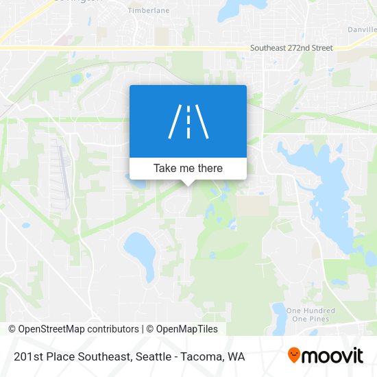 201st Place Southeast map