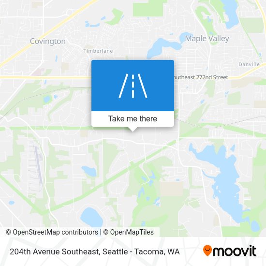 204th Avenue Southeast map