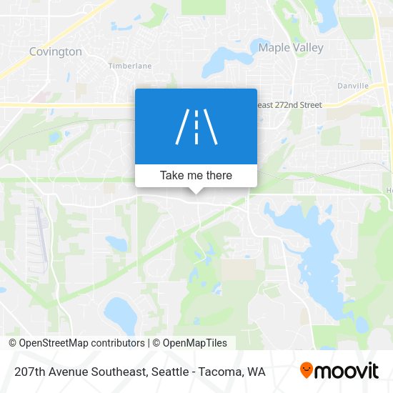 207th Avenue Southeast map