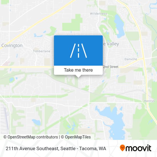Mapa de 211th Avenue Southeast