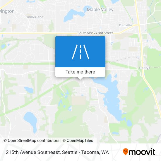 Mapa de 215th Avenue Southeast