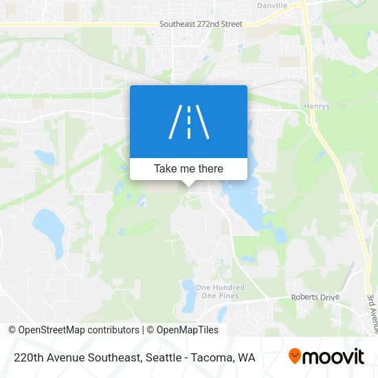 Mapa de 220th Avenue Southeast