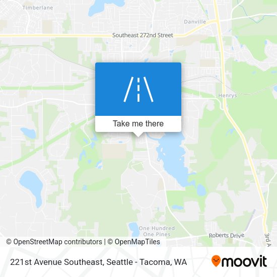 Mapa de 221st Avenue Southeast