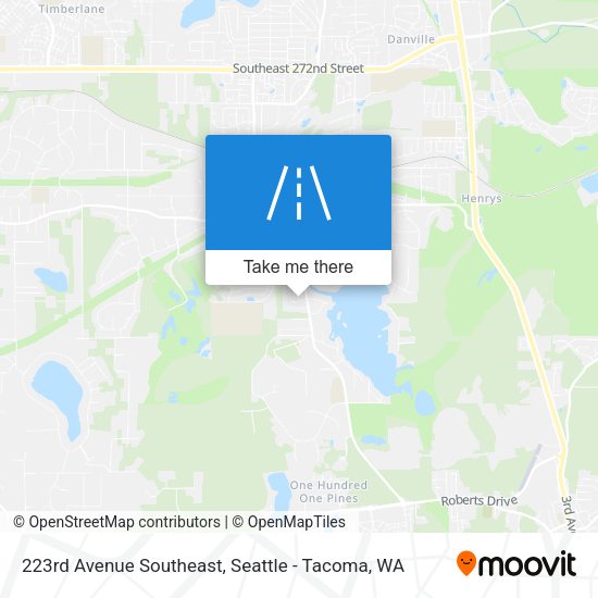 223rd Avenue Southeast map