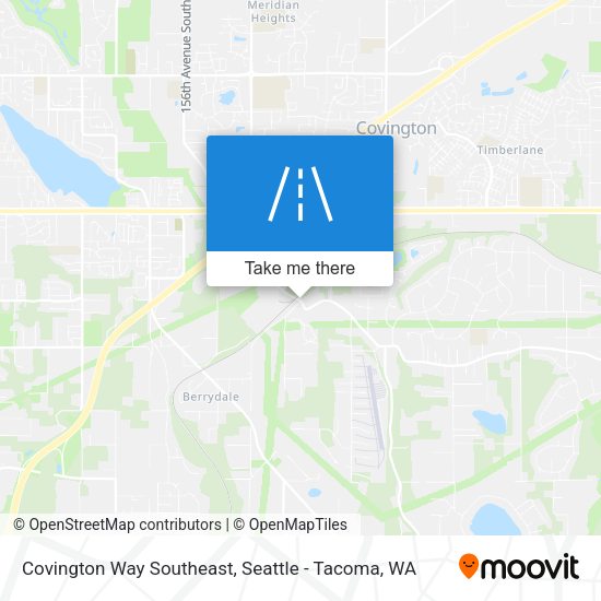 Covington Way Southeast map