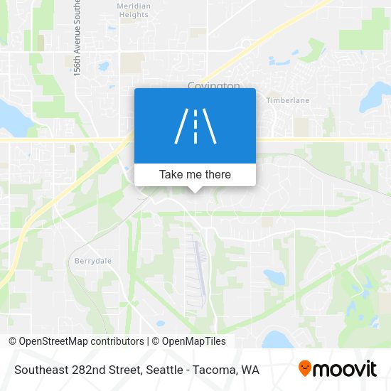 Mapa de Southeast 282nd Street