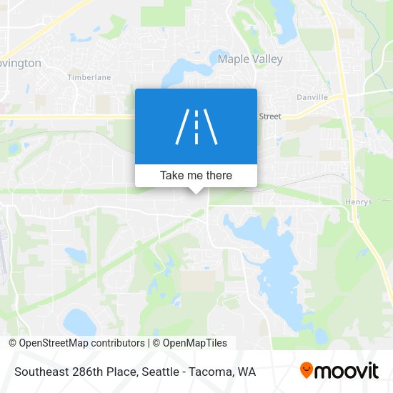 Mapa de Southeast 286th Place