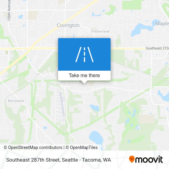 Southeast 287th Street map