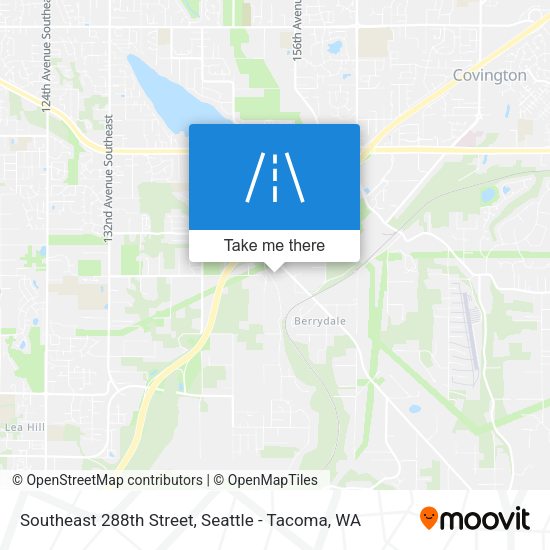 Southeast 288th Street map