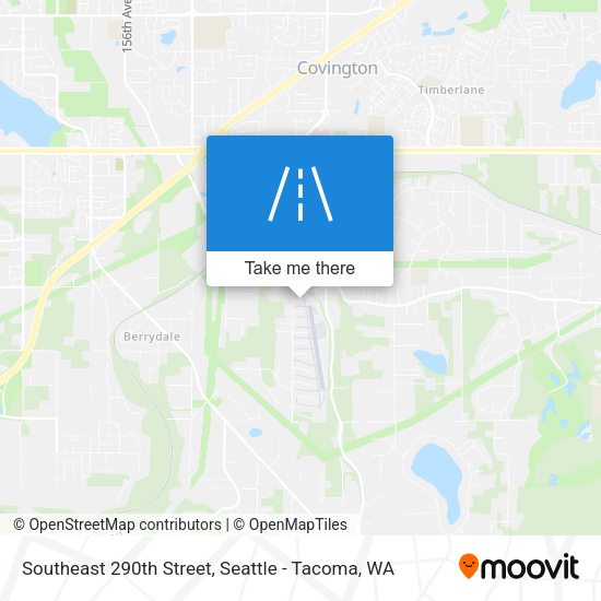 Southeast 290th Street map