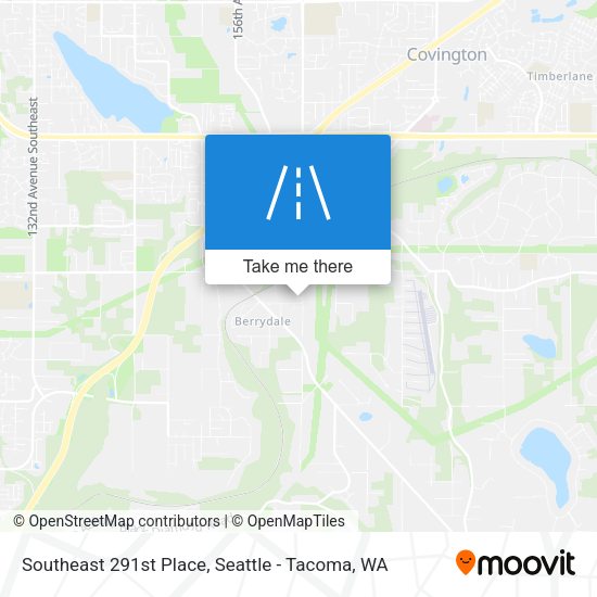 Southeast 291st Place map