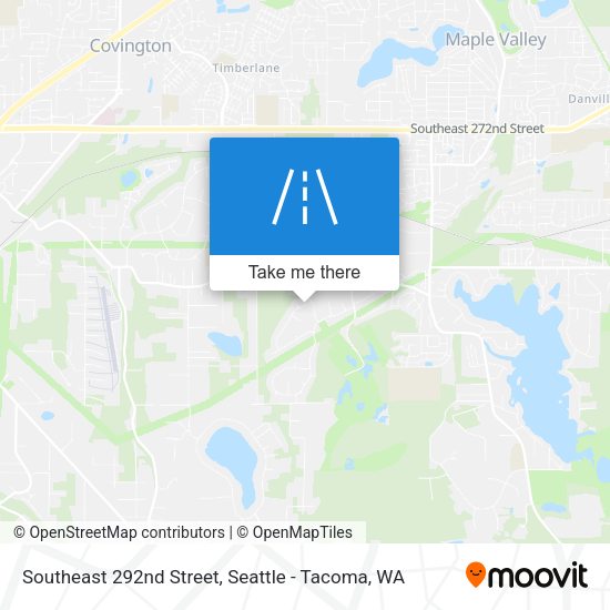 Southeast 292nd Street map