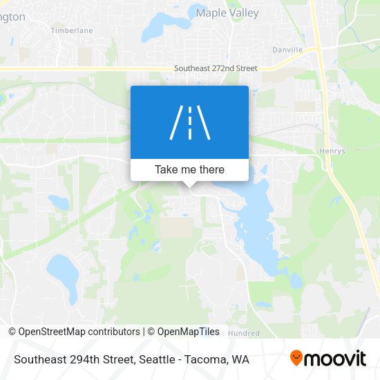 Southeast 294th Street map