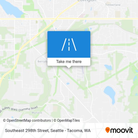 Southeast 298th Street map