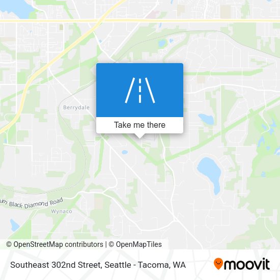 Southeast 302nd Street map
