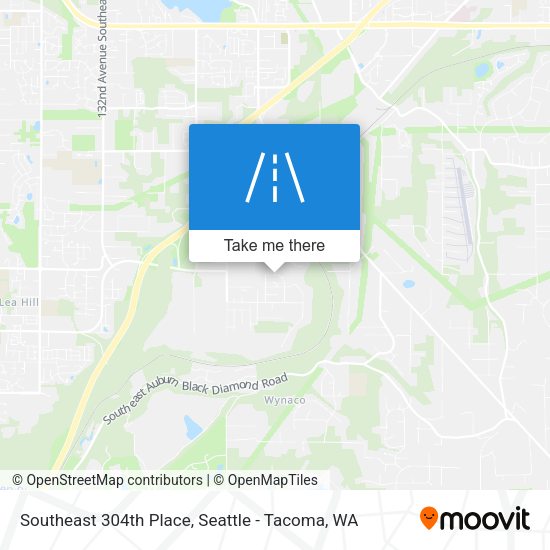 Southeast 304th Place map
