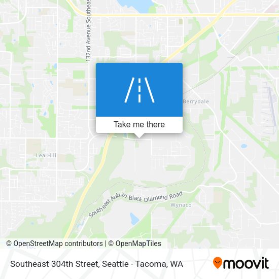 Mapa de Southeast 304th Street