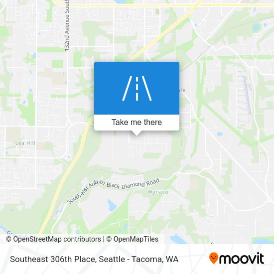 Southeast 306th Place map