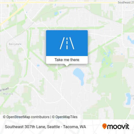 Southeast 307th Lane map