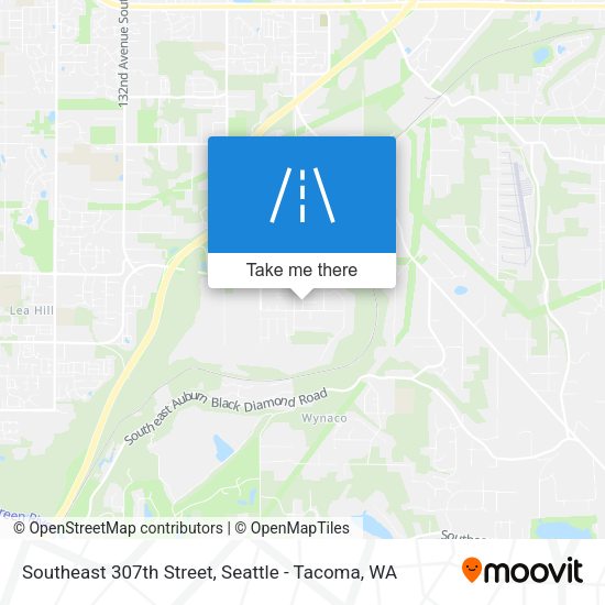 Southeast 307th Street map
