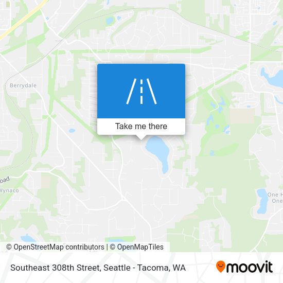 Southeast 308th Street map