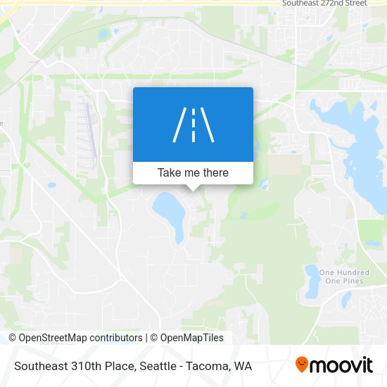 Southeast 310th Place map