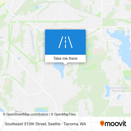 Southeast 310th Street map