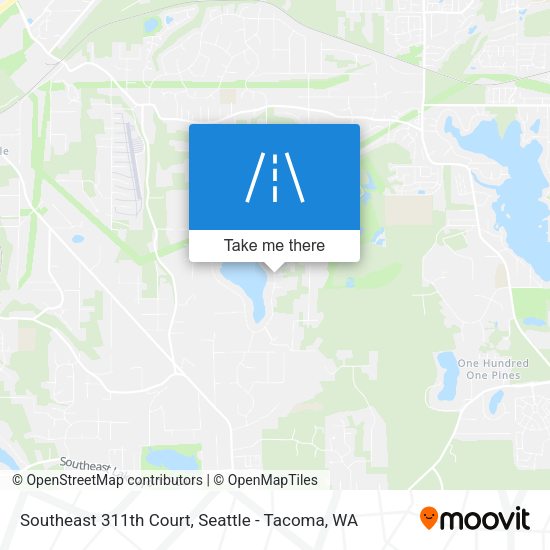 Southeast 311th Court map