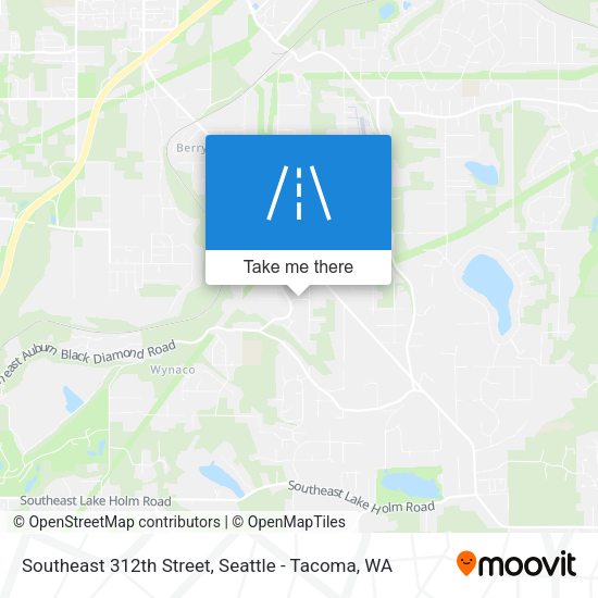 Southeast 312th Street map