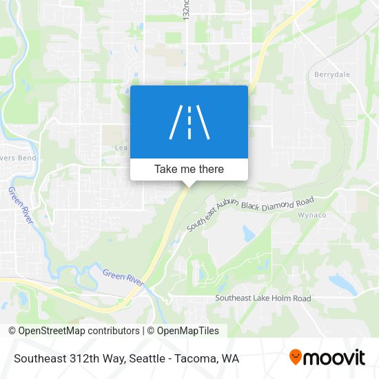Southeast 312th Way map