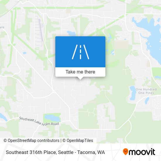 Mapa de Southeast 316th Place