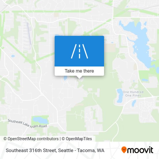 Mapa de Southeast 316th Street