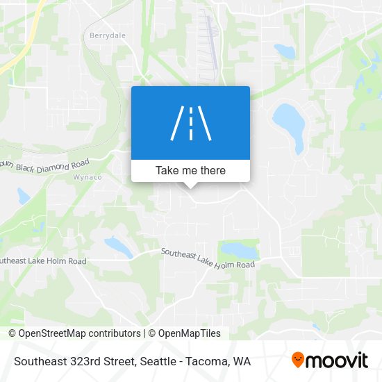 Southeast 323rd Street map