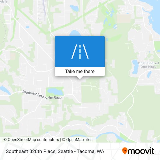 Mapa de Southeast 328th Place