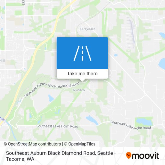Mapa de Southeast Auburn Black Diamond Road