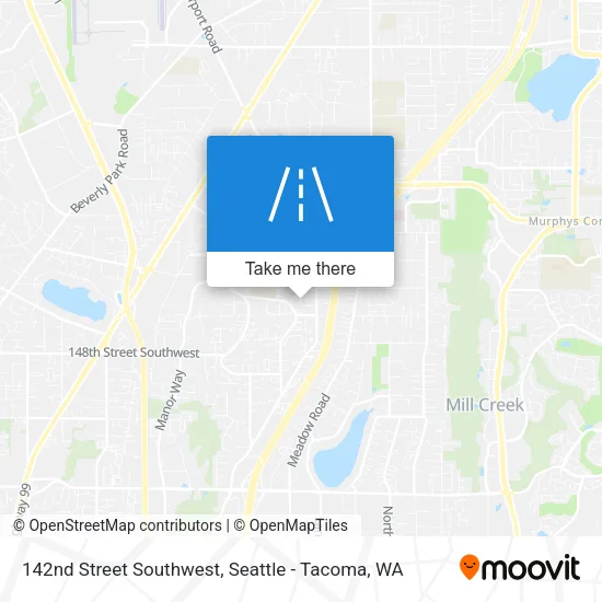 142nd Street Southwest map