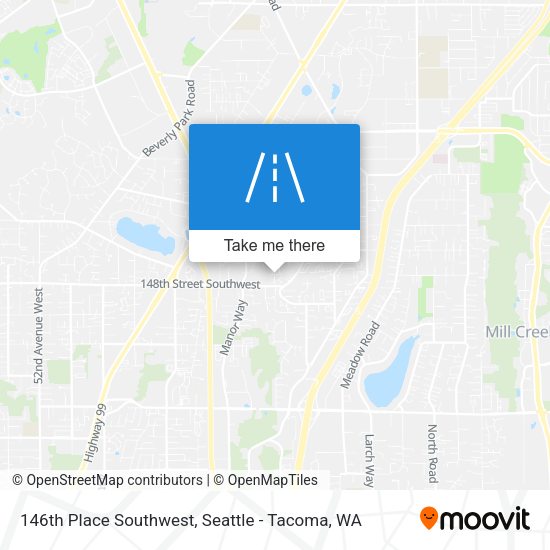 Mapa de 146th Place Southwest