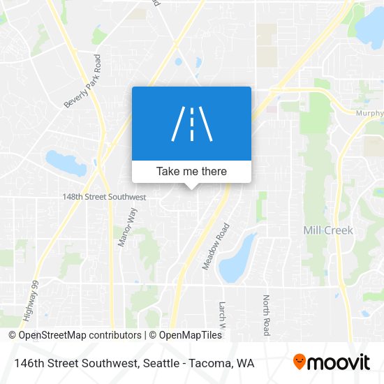 146th Street Southwest map