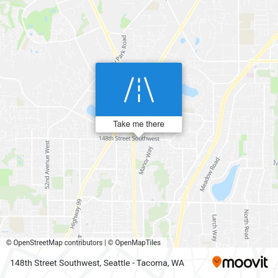 148th Street Southwest map