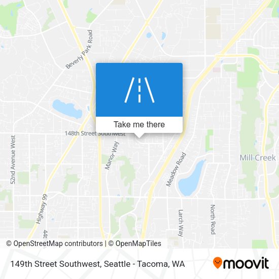 149th Street Southwest map