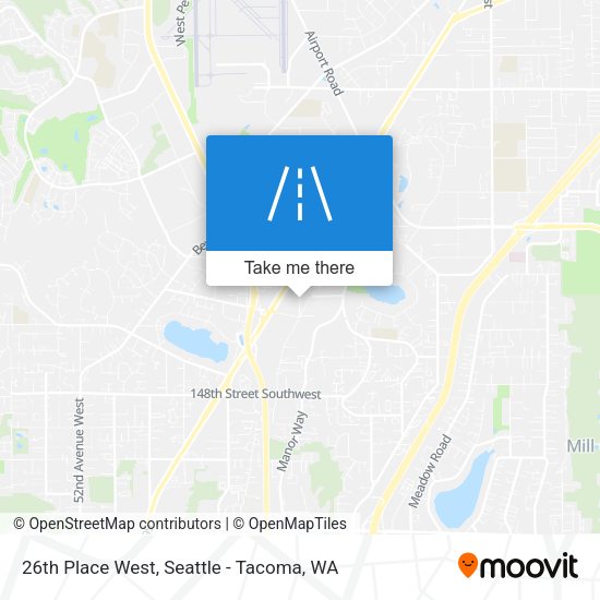 Mapa de 26th Place West