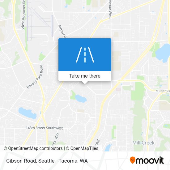 Gibson Road map